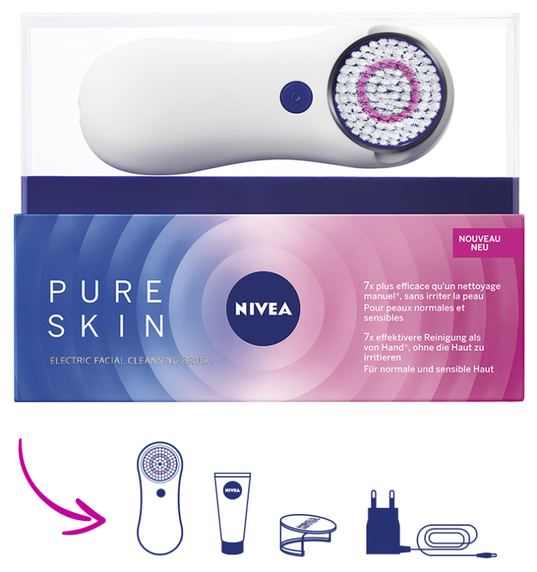 Nivea Pure Skin Electrical Cleansing Brush CosmetoScope